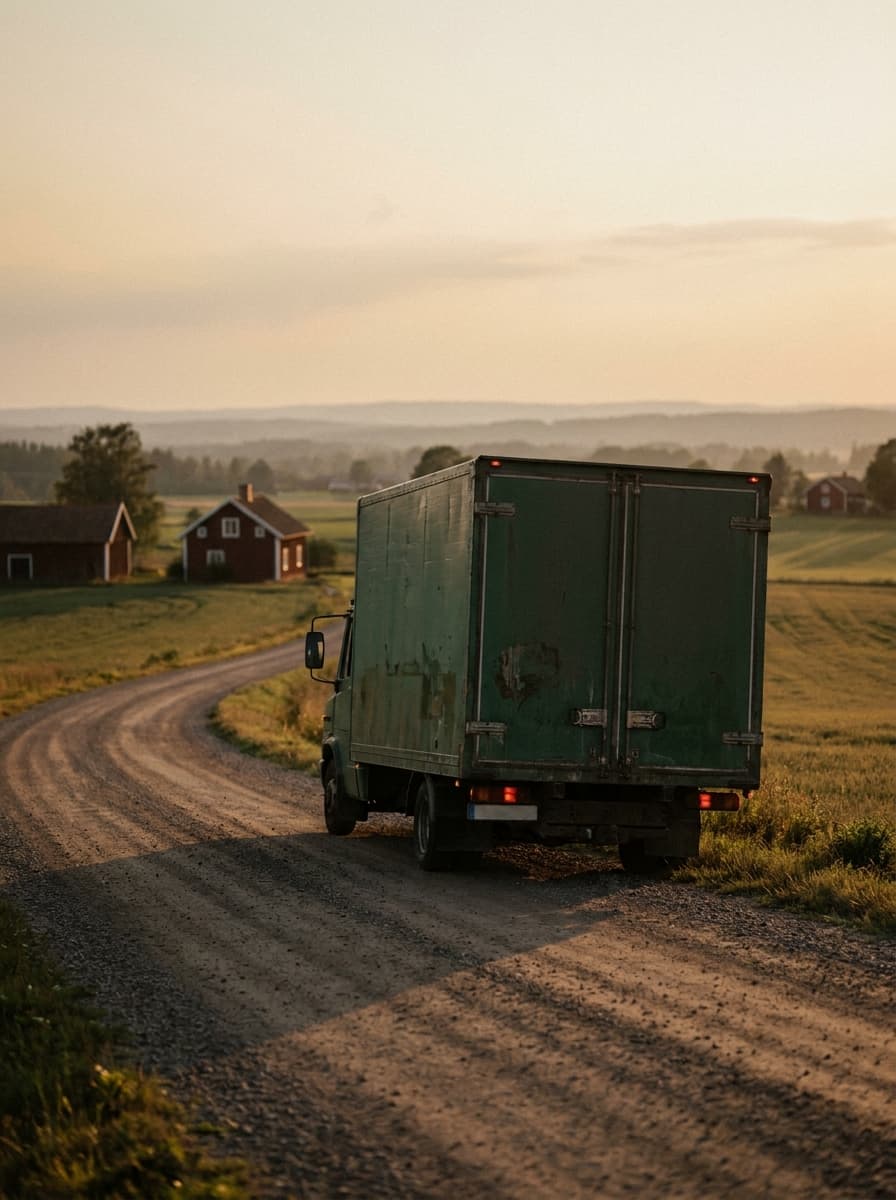 Flytt — Flytt från Skåne till ny ort i Sverige.