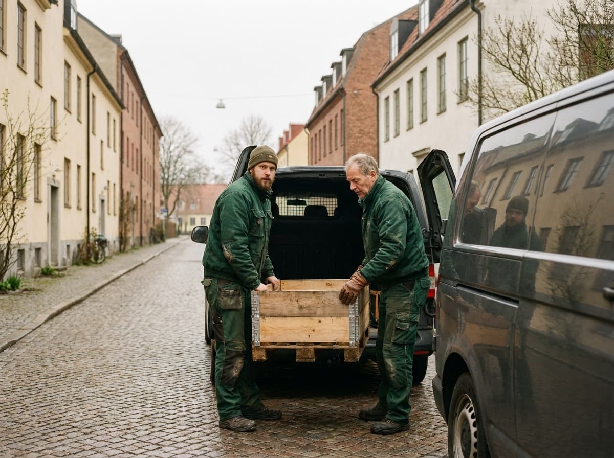 Sydbrons team på plats i Limhamn.