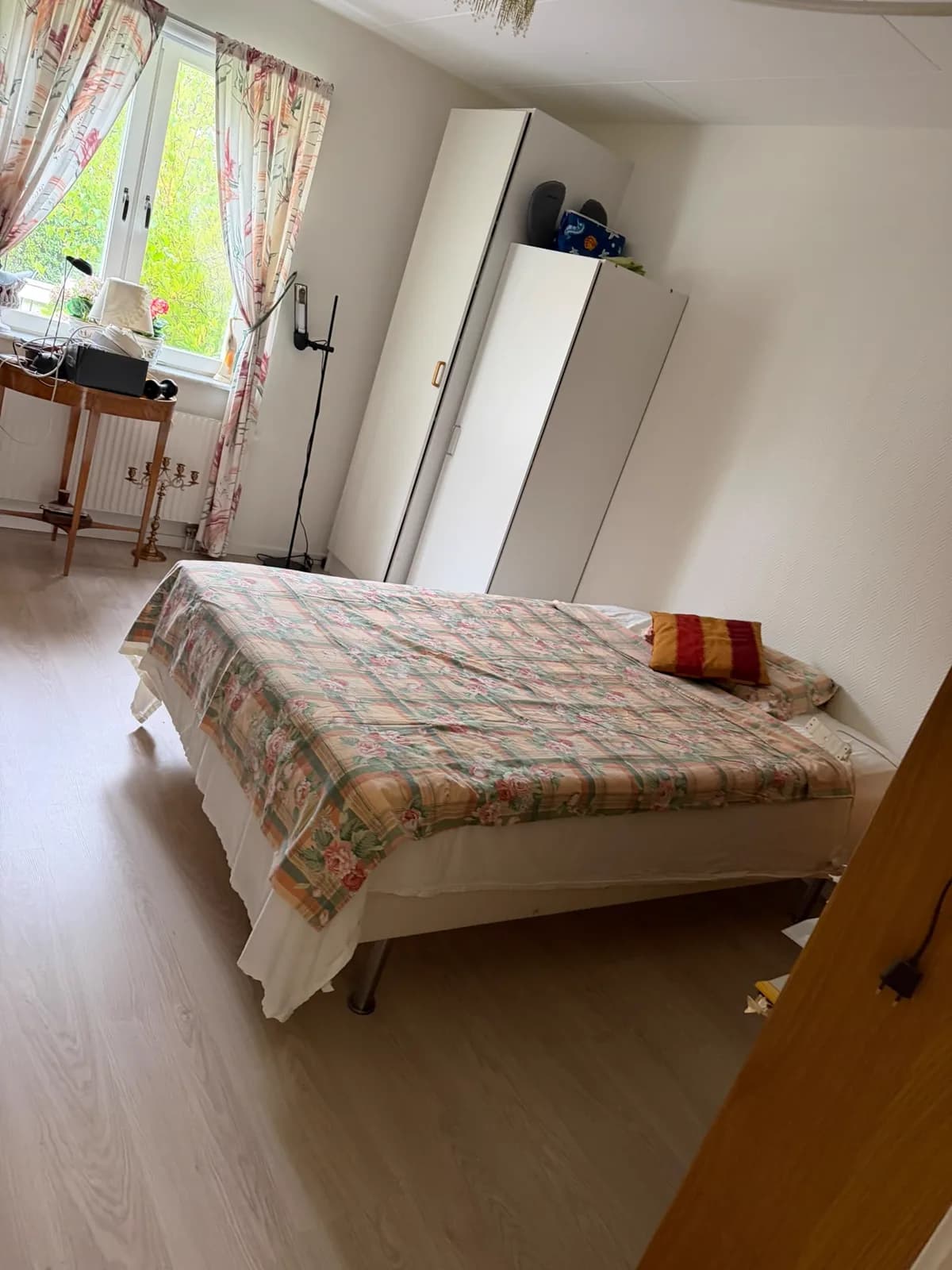 Sovrummet efter Sydbrons arbete
